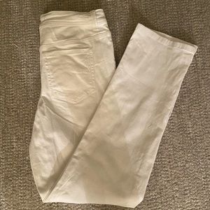 Style & Co straight leg white jeans.